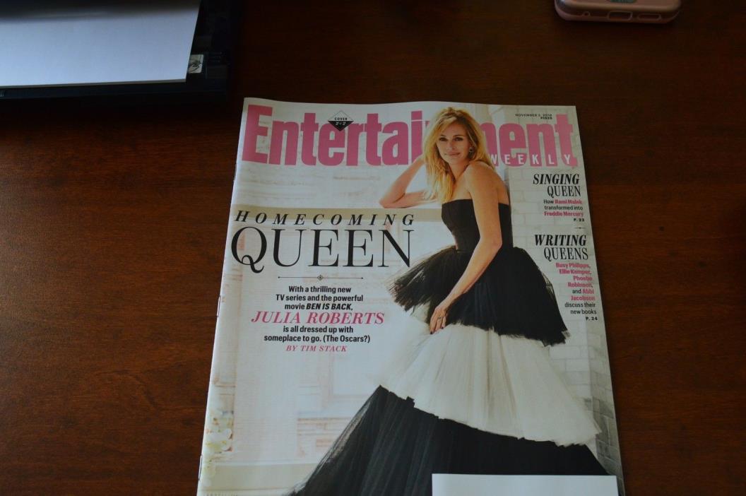 Entertainment Weekly-Julia Roberts- Homecoming Queen- November 2, 2018-NEW