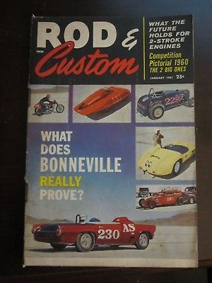 Rod & Custom Magazine January 1961 What Does Bonneville Really Prove (AJ)