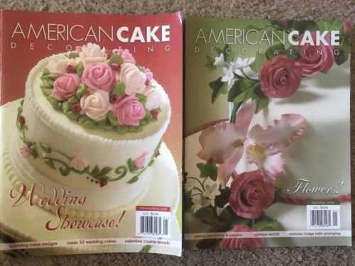 American Cake Decorating Magazine Back Issues (Feb/March and April/May 2008)