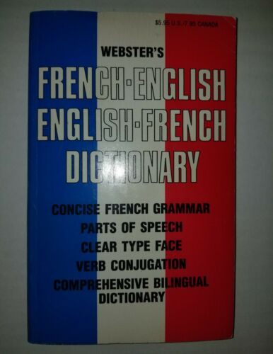 Websters French English English French Dictionary 1991