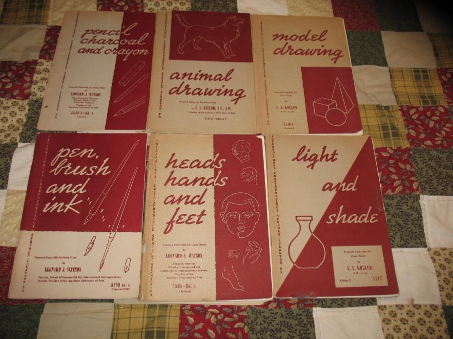 ART1947  international correspondence school 6 booklets