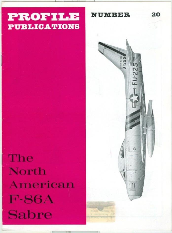 Profile Aircraft-Korea-Aviation-USAF-F-86A Sabre-Design-Detail-Guide!