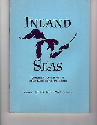 Inland Seas Summer 1957 Quarterly Journal of the Great Lakes Historical Society