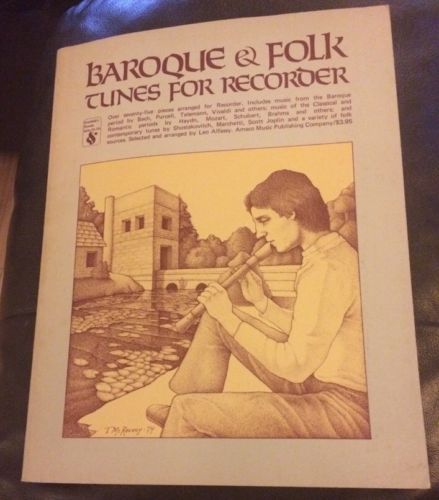 Baroque & Folk Tunes For Recorder By Leo Alfassy