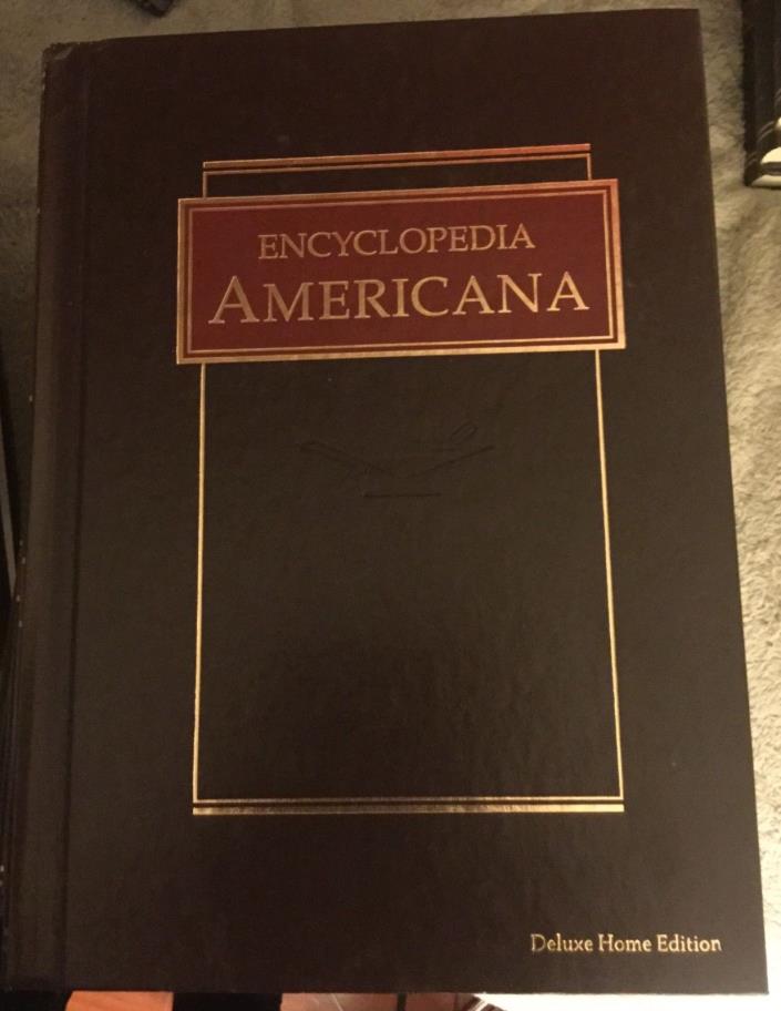 1993 LOT 30 FULL SET ENCYCLOPEDIA AMERICANA SCHOLASTIC LIBRARY