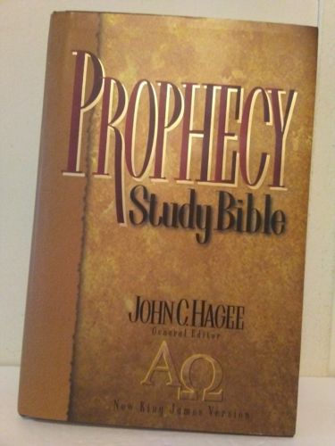 Prophecy Study Bible New King James Version John Hagee Hardcover 1997