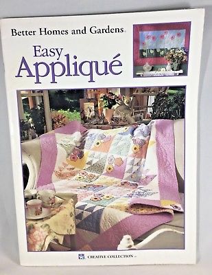 Better Homes and Gardens Easy Appliqué Quilts Soft Cover Pattern Book