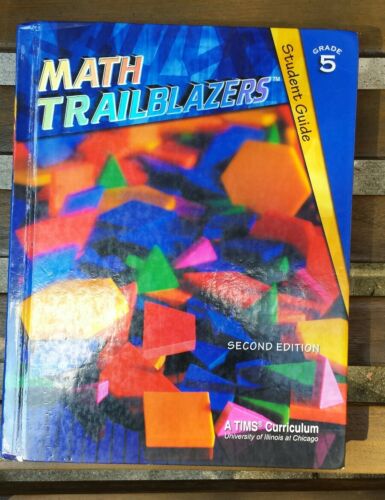 MATH TRAILBLAZERS GRADE 5 STUDENT GUIDE - Hardcover **LIKE NEW**