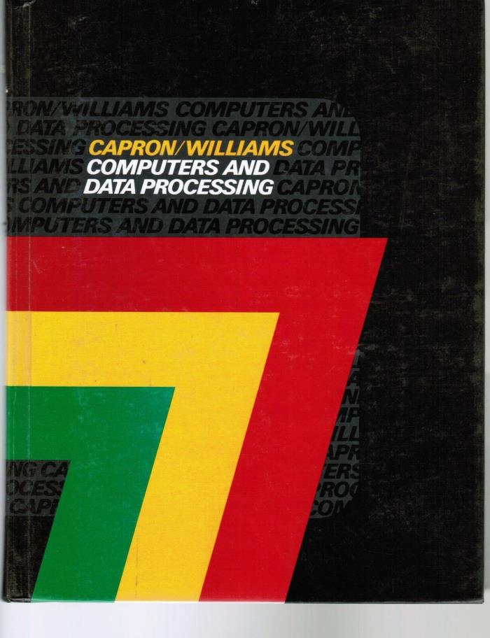 BOOK COMPUTERS AND DATA PROCESSING BY CAPRON/WILLIAMS