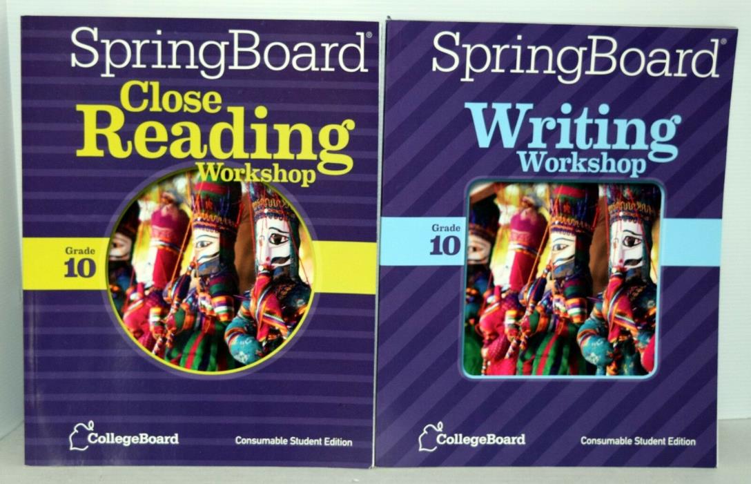 SpringBoard English Gr 10 Writing Workshop & Close Reading Workshop !!  2014