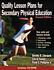 Quality Lesson Plans for Secondary Physical Education - 2nd Ed, Frank E. Pettigr