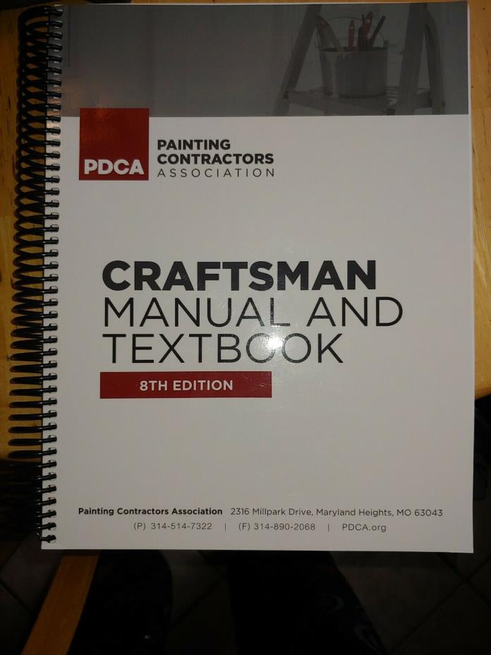 pdca craftsman manual and textbook 8th edition