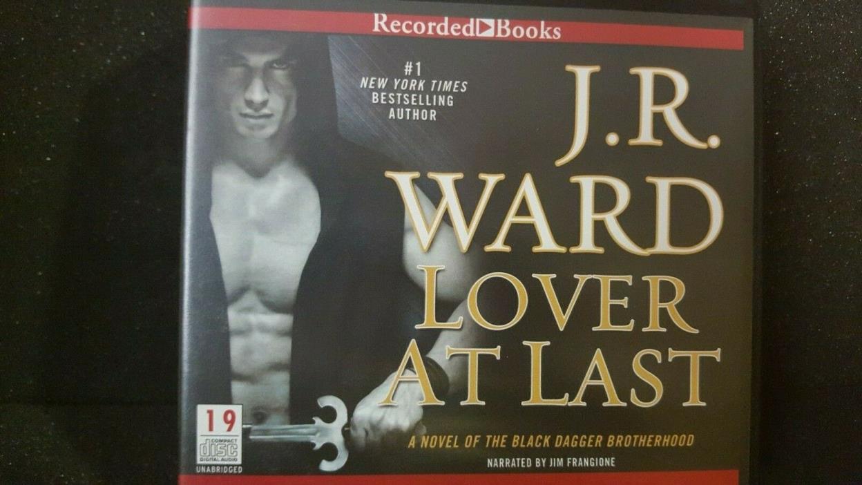 Recorded Books- Lover at Last By J.R. Ward a novel of black dagger...19 Disc Set