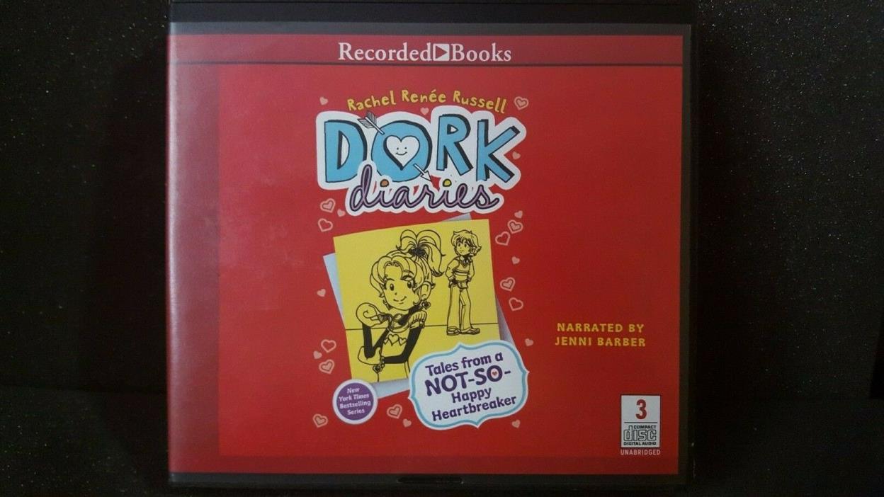 Recorded Books- Dork diaries Tales form a not So Happy Heartbreaker 3 Disc Set