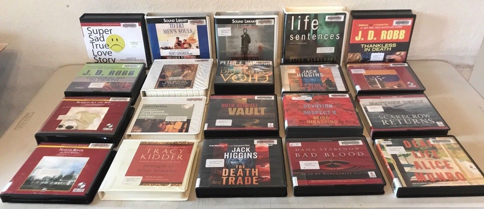 Collection Of 20 Audiobooks On CDs (Group X)