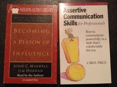 Becoming a Person of Influence & Assertive Communication - Audio Book Set!!
