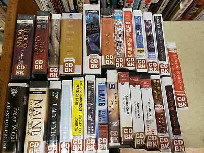 Huge Lot  of 25 Women's Interest UNABRIDGED FICTION Novels Audio Books on CD's