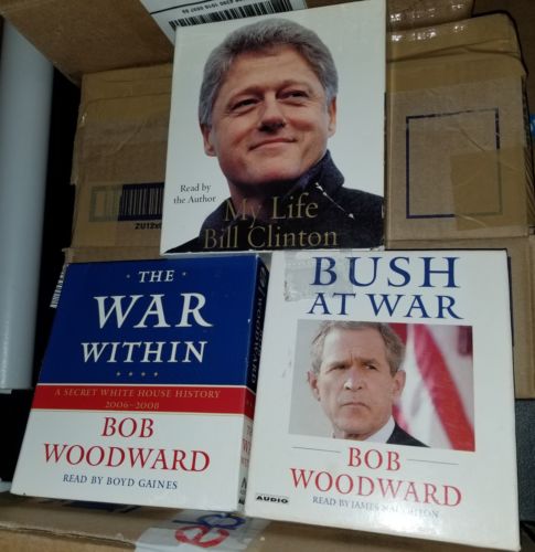 3 books on CD bill clinton my life (memoir) george Bush at war , the war within
