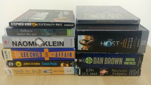 Mixed Lot Of 10 Audio Books CDs Complete (C)