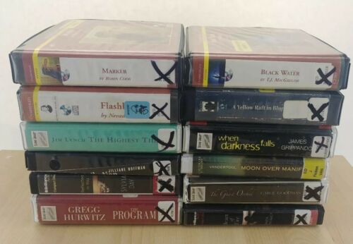 Mixed Lot Of 12 Complete Unabridged Audio Books CDs EX-Library (B)