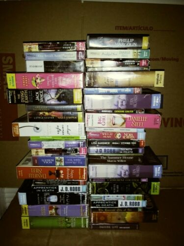 audiobook lot books on CD wholesale audio book bulk. Some case damage