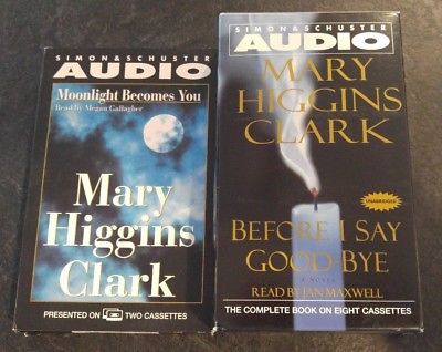 Mary Higgins Clark - Audio Book Set - Moonlight Becomes You & Say Goodbye!