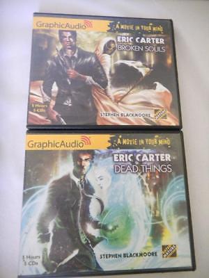 ERIC CARTER Graphic Audio DEAD THINGS & Broken Souls Stephen Blackmoore 10 CDs