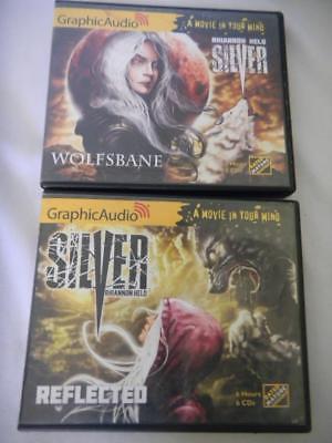 Graphic Audio Books SILVER by Rhiannon Held  #4 Wolfsbane & #3 Reflected 11 CDs