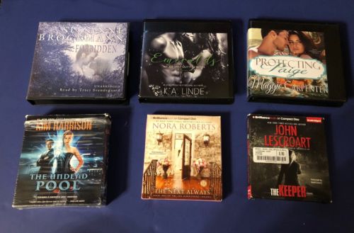 Lot Of Five Audio Books On CDs Erotica Romance Love Undead