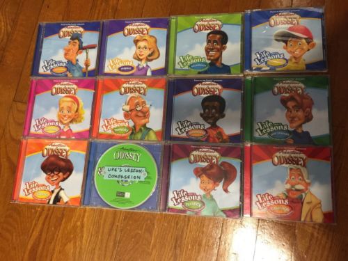 Used Adventures in Odyssey LIFE LESSONS Set Lot of 12 Audio CDs Focus the Family