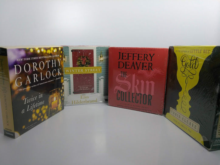 Audio books Set of 4 The Skin Collector Winter Street Gold Twice in a lifetime