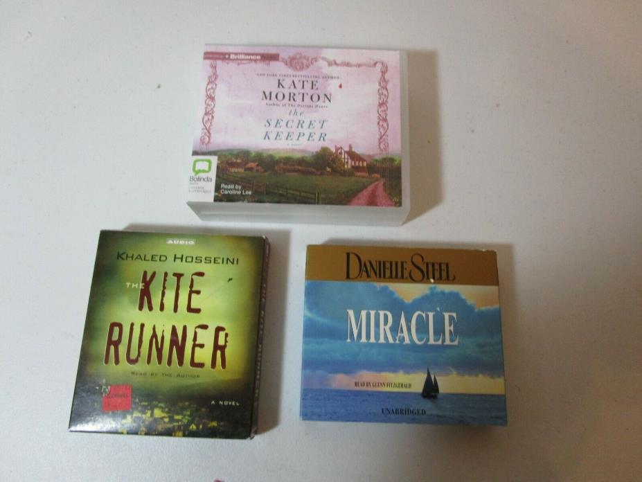 Lot of  3 Albums of  AudioBooks   (  CDs )