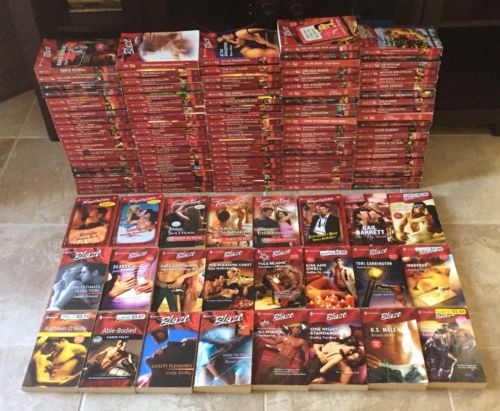 HUGE Lot of 127 HARLEQUIN Blaze Series Temptation ROMANCE Books