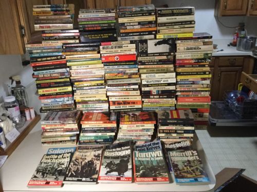 Incredible Collection Of 220 World War 2 Paperback History Books. Ballantine