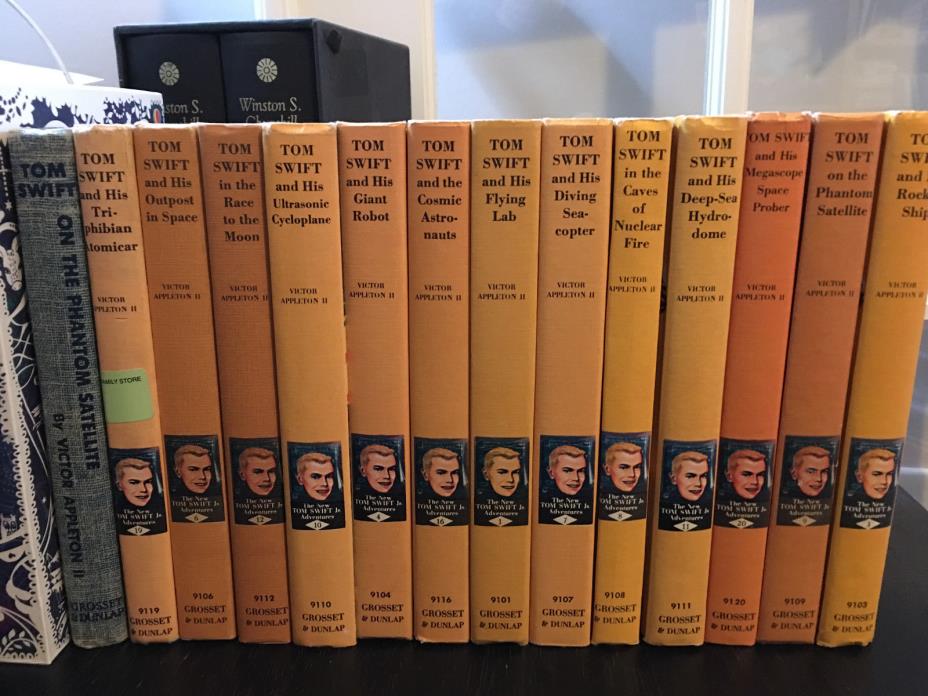 14 Huge Lot of Tom Swift novels VINTAGE d2