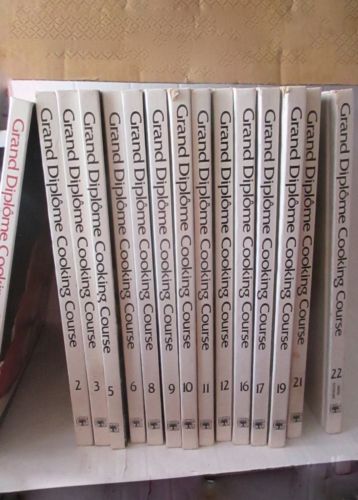 Grand Diplome Cooking Course 15 Volumes 1 2 3 5 6 8 9 10 11 12 16 17 19 21 22 VG