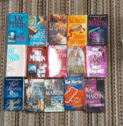 Kat Martin lot of 15 paperback novels