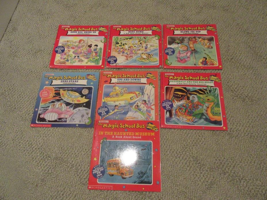 Teacher Lot of 7 Magic School Bus Picture Books SC Science Biology Scholastic