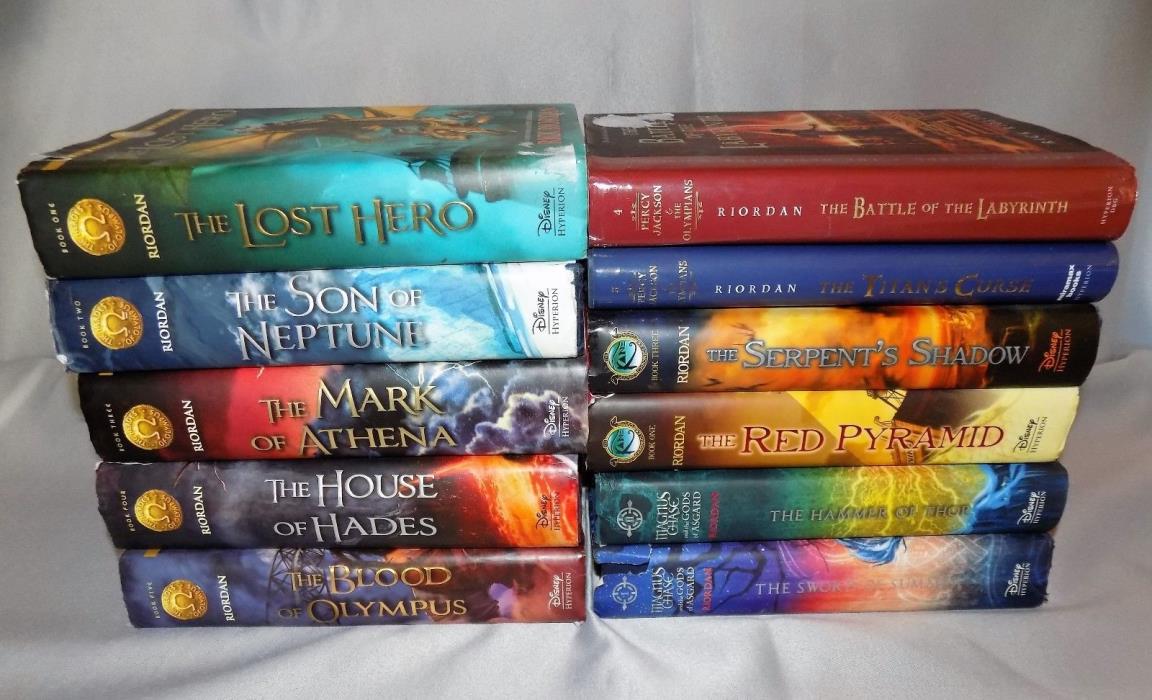 Huge Lot Set Rick Riordan Heroes Olympus Kane Chronicles Percy Jackson Olympians