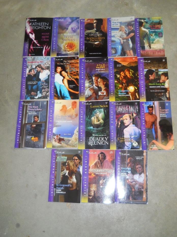 A Lot of 18 Silhouette Intimate Moments Paperbacks