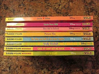 Lot of 8 LIZZIE McGUIRE Books for pre-teen girl - DISNEY PRESS LIZZE McGUIRE