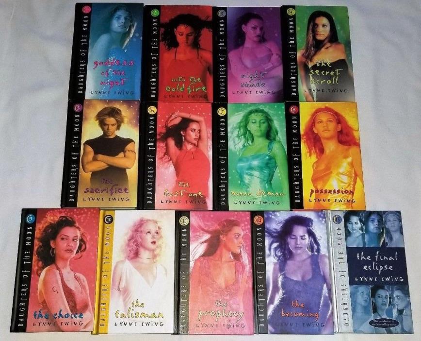 Lynne Ewing Daughters Of The Moon Complete Series Lot Of 13 VGC Hardcovers