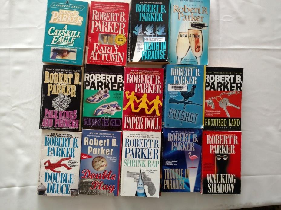 Lot of 14 Robert B Parker Paperback Mystery Books