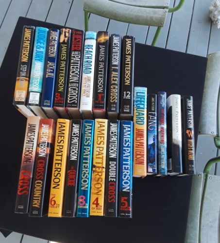 Lot 22 JAMES PATTERSON First Editions Most First Printings 2 Large Print FP