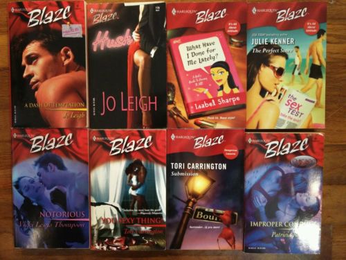 Lot of 23 Harlequin Blaze series paperbacks romance collection