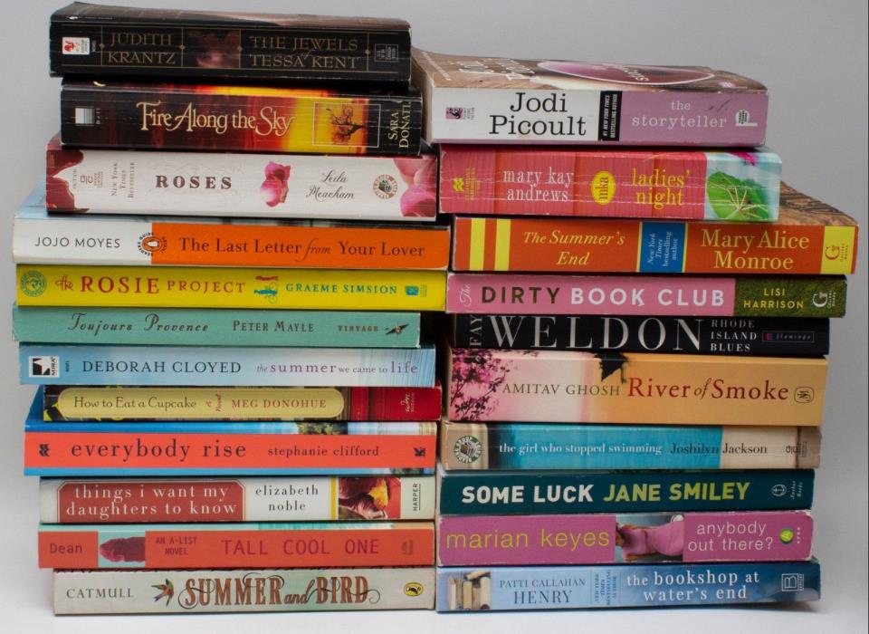 14 Women's Fiction Chick Lit Summer Reads Book Best Sellers RANDOM MIX Novel Lot