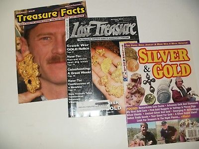 3 Treasure mags from 2009 - 2014 - Lost Treasure, Silver & Gold & Treasure Cache