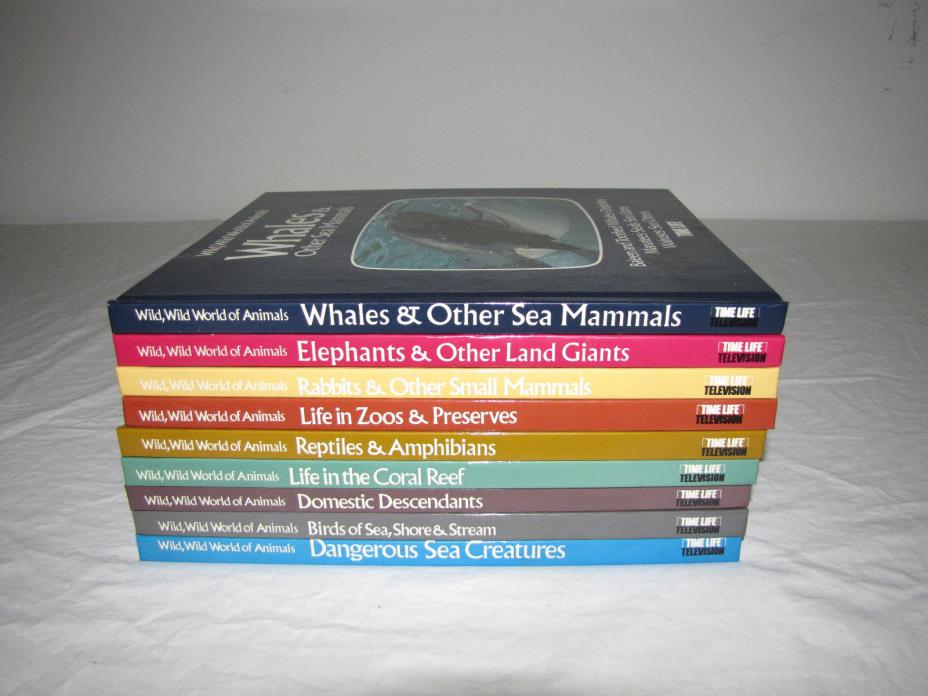 Lot of 9 Time Life Television Wild, Wild World Of Animals