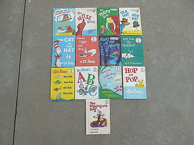 Old Covers ~ 13 Dr Seuss Books ~ Childrens Book Lot ~ Ka-choo Bears in Night ++
