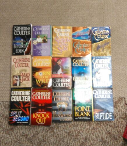 CATHERINE COULTER lot of 15 paperbacks